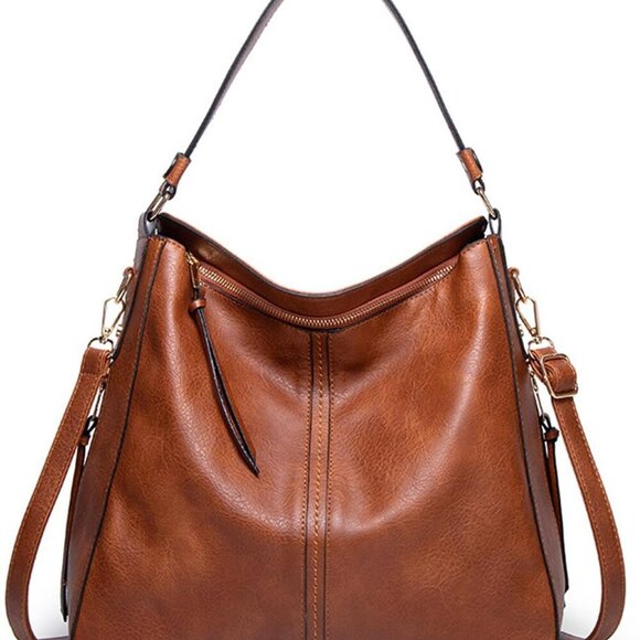 Womens Tote Bag Handbags Shoulder Bag PU Leather Fashion Hobo with Adjustable Sh - Picture 1 of 7